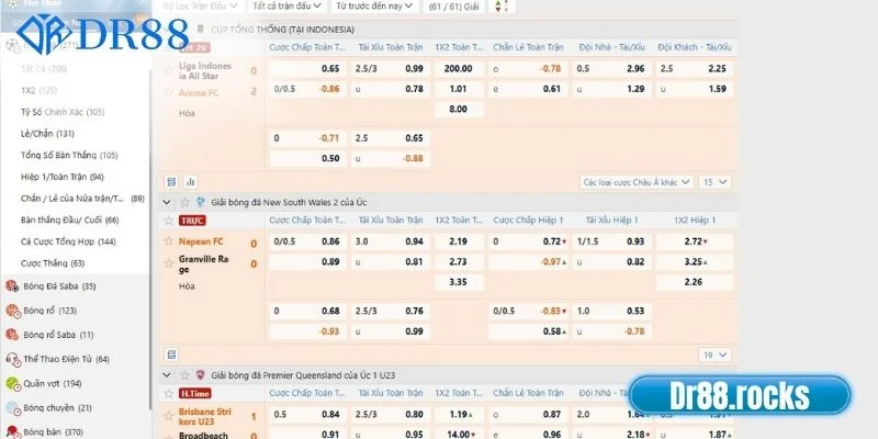 Giới thiệu sảnh thể thao DR88