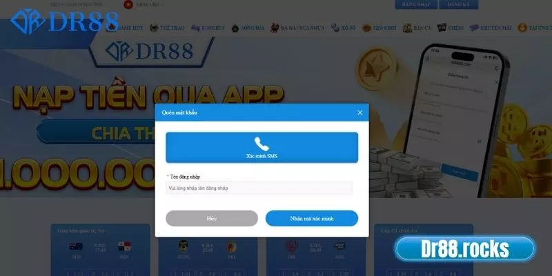 Hướng dẫn khôi phục mật khẩu DR88 nhanh chóng