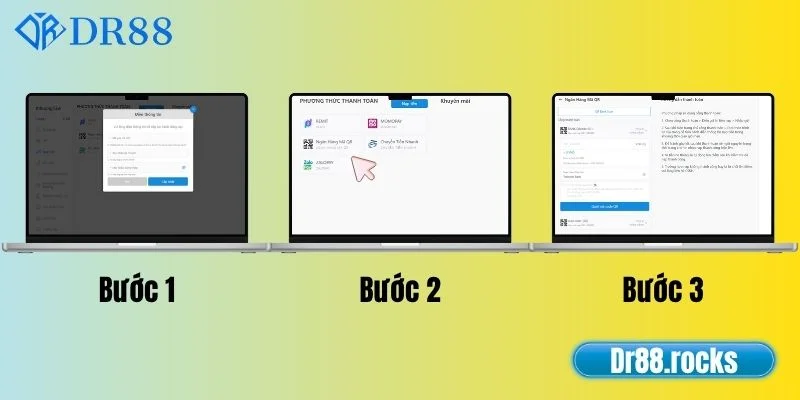 Hướng Dẫn Tân Binh Nạp Tiền DR88 Siêu Tốc Qua 3 Bước 2 Quy trình nạp tiền DR88 đúng chuẩn, dễ thực hiện